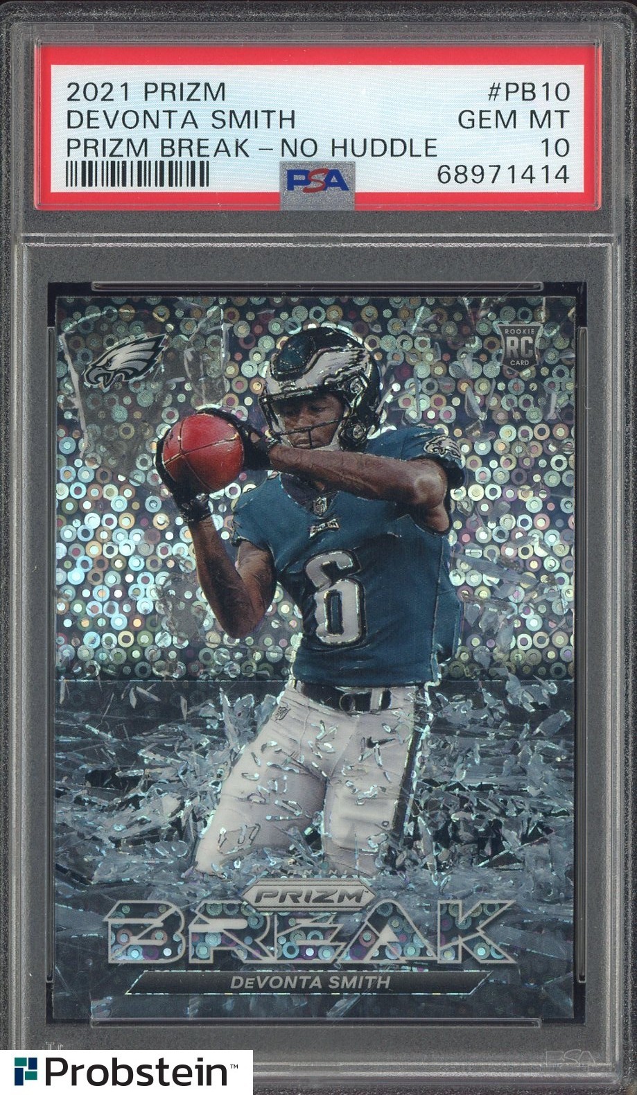 DeVonta Smith Panini Prizm Prizm Break #PB10 No Huddle