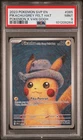 PSA 9 PIKACHU WITH GREY FELT HAT 085 | Van Gogh Full Art Pokemon Card