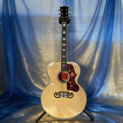 J200 Acoustic Electric Guitar Spruce Top Flamed Maple Back&Side with Pickup