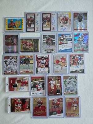 Lot of 54 San Francisco 49ers Cards - 23 Auto / Relics with RC, Inserts & Base