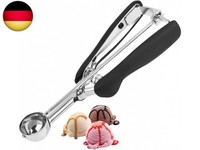 Foccts Eisportionierer Edelstahl-Keksportionierer Mit AuslöSer FüR Obst, Eis. D