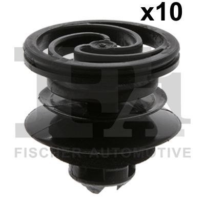 1 X Clip, Zier-/Schutzleiste Fischer 11-40008.10 FüR VW Passat Bora-image