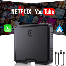Wireless Carplay Adapter with Netflix Youtube TF Card Plug  Play, Wireless AI B