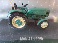 Man 4 L1 1960 Traktor Trecker Schlepper GrüN 1/43 *Neu* Ca. 8Cm