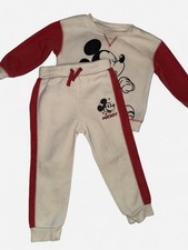 Disney Mickey Mouse two-piece fleece-lined sweatshirt and sweatpants set