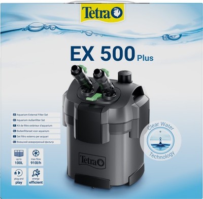 Tetra Außenfilter EX 500 Plus für Aquarien bis 100 l  Aquariumfilter