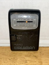 Vintage Walkman Sony SRF-39 FM/AM Radio Tested Working With Belt Clip
