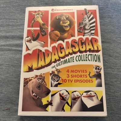 Madagascar The Ultimate Collection DVD 4 Movies 3 Shorts 10 TV Episodes Bonus