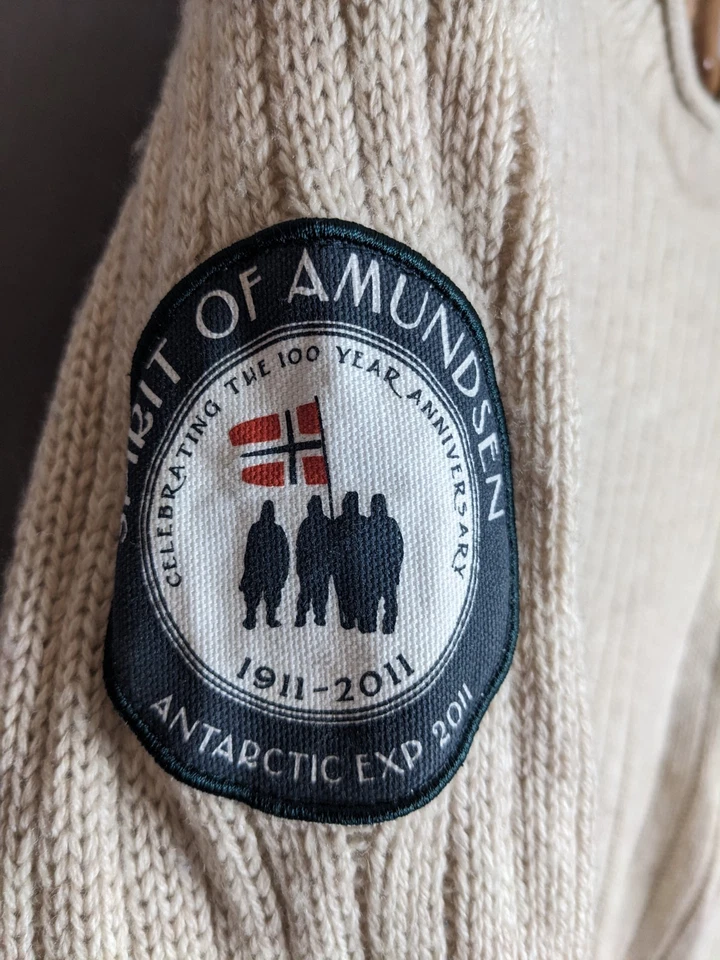 AMUNDSEN SPORTS MUJER ROALDA CUELLO REDONDO SUÉTER 100% Lana Merino Talla M Foto 4 de 4