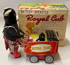 Tin Wind-Up Toy Royal Cub Friction W/BOX F/S FEDEX
