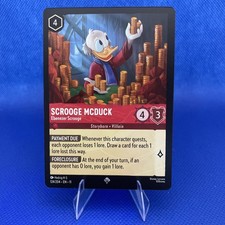 Disney Lorcana Winterspell Scrooge McDuck - Ebenezer Scrooge 124/204 Super Rare