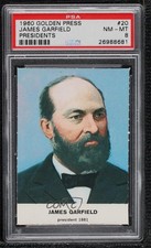 1960 Golden Press Presidents James A Garfield #20 PSA 8 b3p