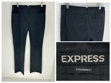 Express Columnist Straight Leg Trousers Size 6 Business Career Work 32x32.5
