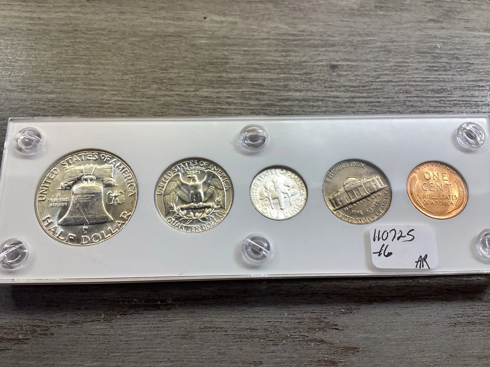 1958 (P only) US Mint Uncirculated Silver Mint Set in Capital Holder 110725 16ar - Image 4 of 4