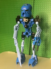 LEGO Bionicle Toa Mata Tahu 8534 Blue Kanohi Hau Custom Moc Read Description 