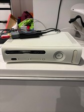 Xbox 360 with Charging Cables and HDMI Converter Tested Working No Issues