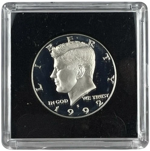 1992 S 90% Silver Proof Kennedy Half Dollar (.36169 Ozt) NA158