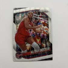 2025 WNBA Prizm Aliyah Boston #75 White Seismic Indiana Fever