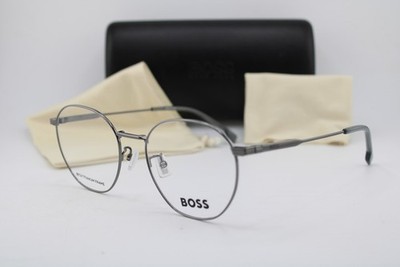 NEW BOSS 1707/F KJ1 GUNMETAL TITANIUM AUTHENTIC EYEGLASSES 53-19