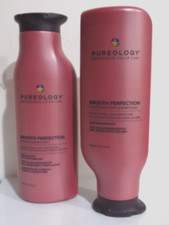 NEW PUREOLOGY Anti Frizz Smooth Perfection Shampoo Conditioner SET 9 OZ. each 