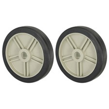 2Pcs 6.5" Universal Air Compressor Wheel with 0.8" Hole, Beige