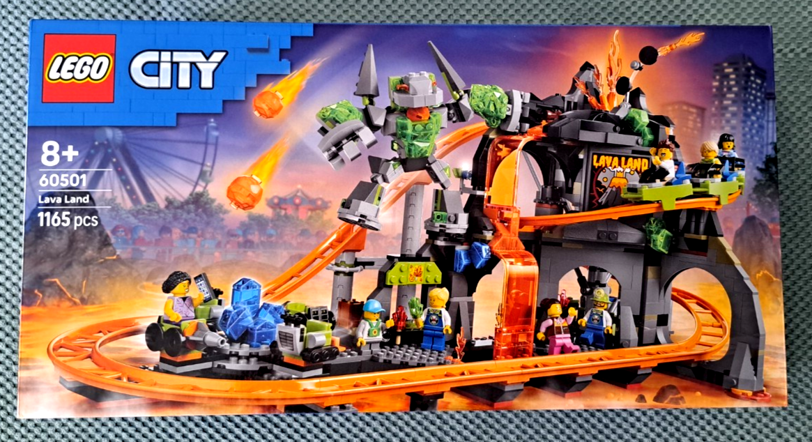LEGO® CITY 60501 Lava Land-Achterbahnpark - NEU & OVP - - Image 4