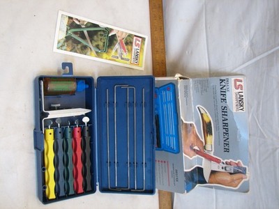 Lansky Deluxe 5-Stone Knife Sharpening System Tool with Handle Case LK005