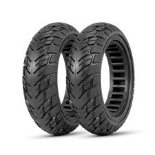 10x2.50 Solid Rubber Scooter Tire Replacement 60/70-6.5, 2-Pack