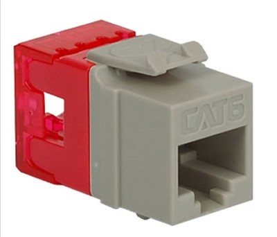 ICC Module Cat 6 Hd Gray TDICC-IC1078F6GY Garden Improvement Keystone Connectors