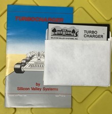 Turbocharger by Silicon Valley Systems 5.25 Floppy  Manual Apple II, IIe DOS