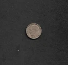 1958 Franklin Roosevelt Silver Dime, Denver Mint, Very Good, All Legible