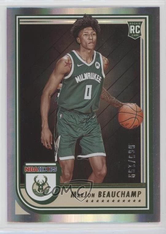 2022 NBA Hoops Rookies Premium Box Set /199 MarJon Beauchamp #254 Rookie RC 1u6