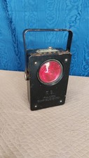 Vecchia Torcia Portatile Lampada Per Segnalazioni Ferrovie Dello Stato Anni 70