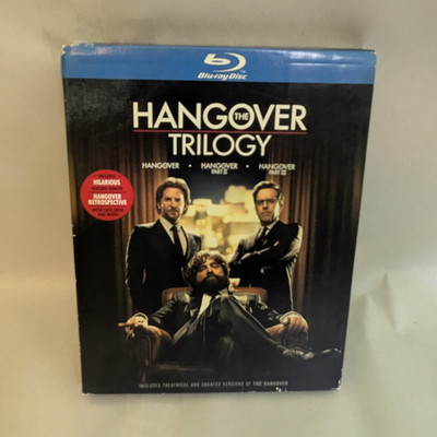 Hangover Trilogy Blu-ray Box Set Bradley Cooper Ed Helms Zach Galifianakis