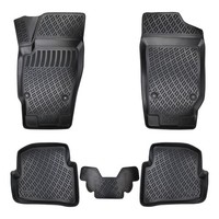 3D Auto Fussmatten Passend FüR Skoda Fabia (2.Gen) 2007-2014 Gummimatten