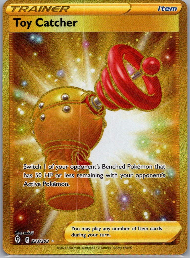 Toy Catcher - Secret Rare  233/203 SWSH07: Evolving Skies NM