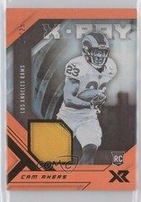 2020 Panini XR X-Ray Swatches Orange 11/25 Cam Akers #XR-CA 18f3