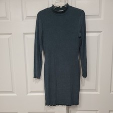 Sweater Dress Womens Size Med Ribbed Full Lined Soft Rayon Blend Charlotte Russe