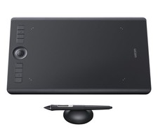 Wacom Intuos Pro PTH-660 Graphics Tablet USB/Bluetooth Black w/ Pen  Stand