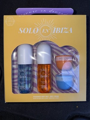 Solo en Ibiza Fragrance Body Mist & Body Cream 4 pc Gift Set   Summer on Demand