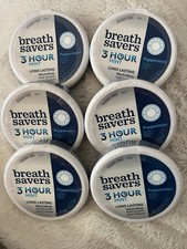 BREATH SAVERS Peppermint Sugar Free Breath Mints, 1.27 oz 6 Count 