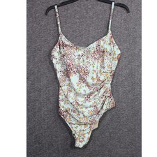 Cole of California One Piece Swimsuit size 16 Floral Ruched