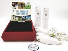 Nintendo Wii Mini Konsole Rot original Controller Remote Nunchuck Sports Bundle