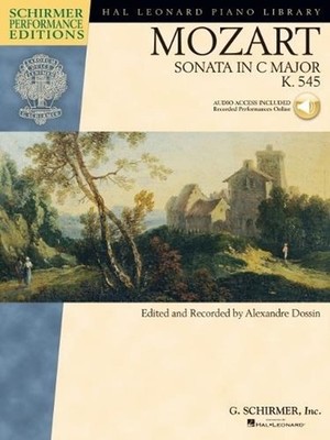 Piano Sonata in C Major, K.545: Schirmer Performance Editions by Wolfgang Amadeu