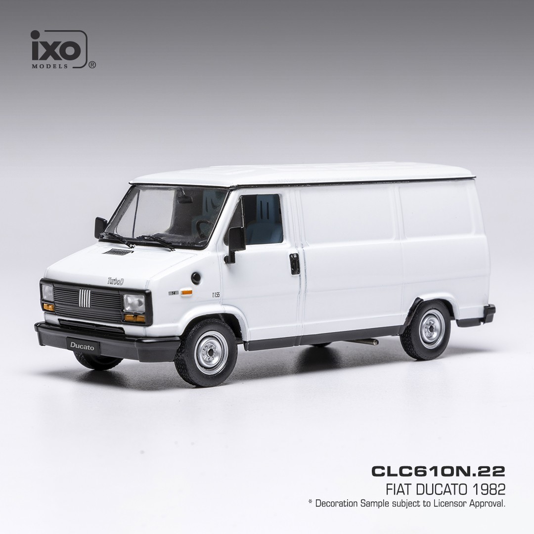 IXO MODELS FIAT DUCATO VAN WHITE 1982 1-43 SCALE CLC610N