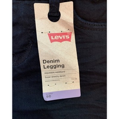 Levi's Girls Jegging Skinny Noir - Taille 8 Regular - Neuf Avec étiquettes