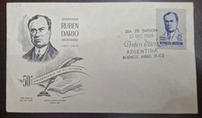 CMI) 1965. ARGENTINA. PERSONALITY. FDC. RUBÉN DARÍO. 50TH ANNIVERSARY OF HIS DEA