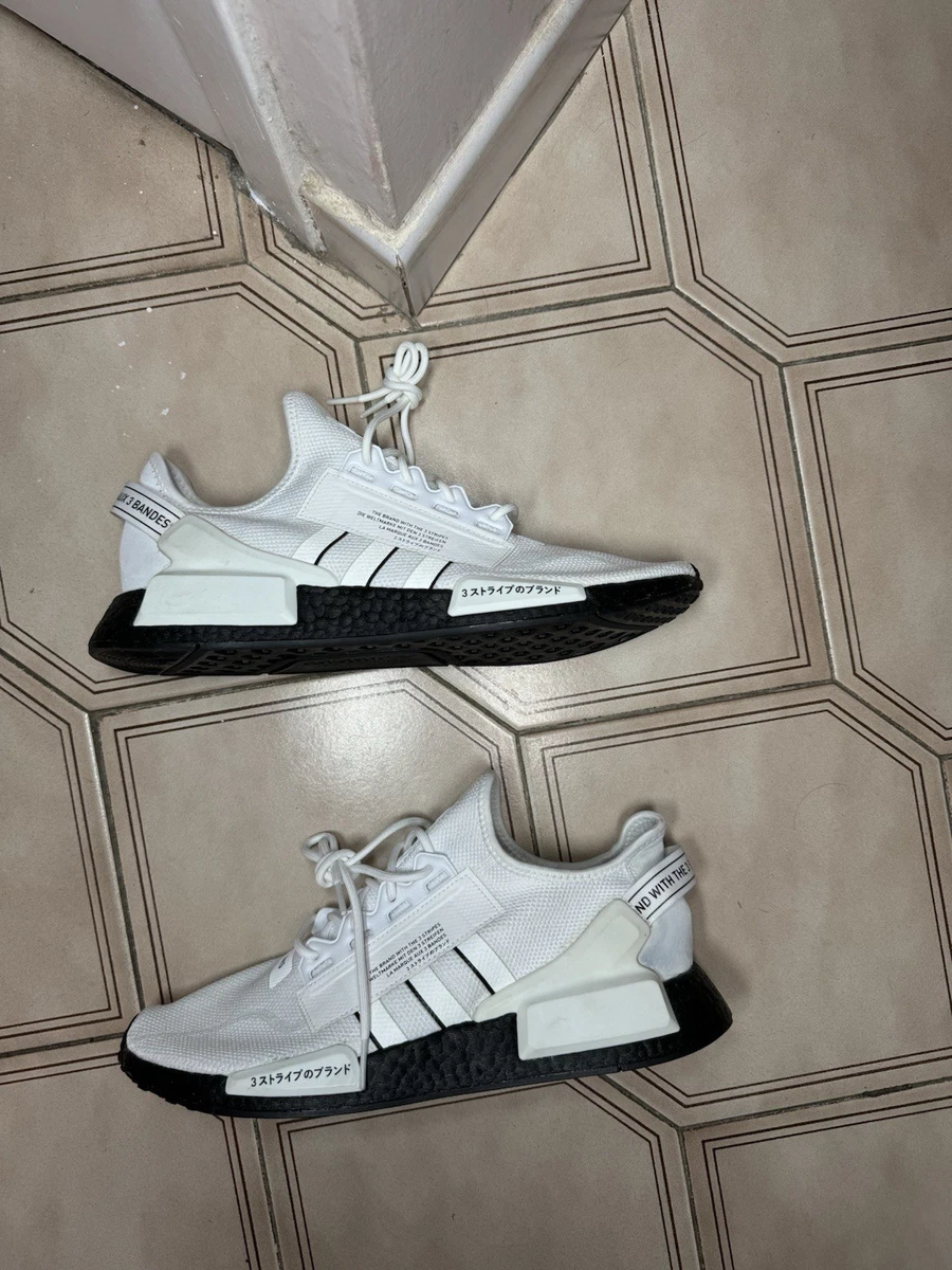 adidas NMD R1 V2 White Black 2022 | eBay