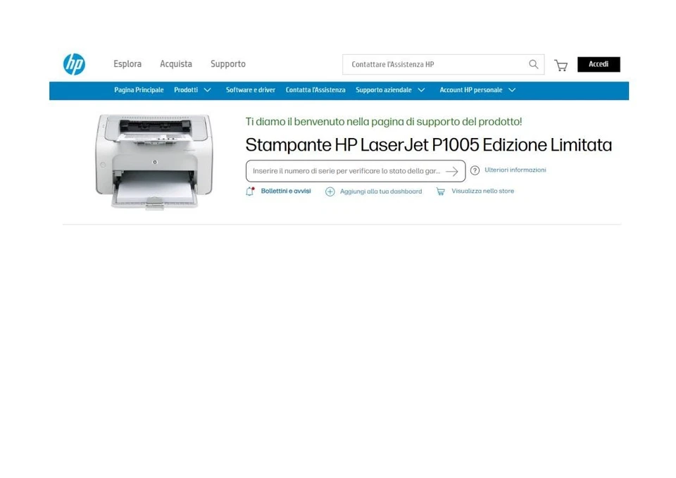 Stampante HP Laser Jet P1005 CB410A Revisionata Windows 11 Con Toner Gigante - Immagine 3 di 4