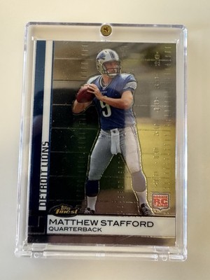 2009 Topps Finest Matthew Stafford Rookie Base Card